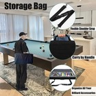 Pool Table Accessories Billiard Balls Set With Triangle Ball Holder Cue Chalk   