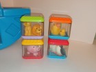 Rare  Fisher Price Peek A Blocks Rock   See Ark W  Animals 2003 Great Condition 