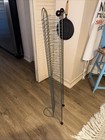 Metal Dvd   Game Storage Rack Tower - 37 In Holds 45 Dscs Wire Vintage Excellent