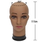 Bhd Beauty Bald Mannequin Head Brown Female Professional Cosmetology For Wig    
