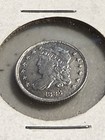 1836 Half Dime 5c Silver Capped Bust Au