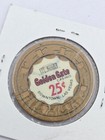 Golden Gate 25 Cent Casino Chip  0 25 Las Vegas