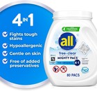 All Unit Dose Laundry Detergent  Mighty Pacs  Free Clear  80 Count