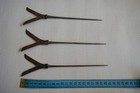 Original For The Bow Arrow Blades  3 Pieses  From Samurai  edo  