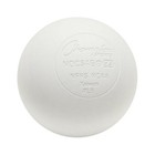 Champion Sports Official Size Rubber Lacrosse Ball  White  2-pack 