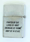 Original Us Army War Saigon Vietnam Zippo Lighter Z-17