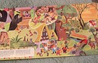 Vintage Wdp Disney Snow White Mural W Story Beautiful Graphics Unique 