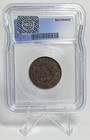1882-h Canada Queen Victoria Large Cent 1c Icg Au55 Obverse 2 Double Chin Bronze