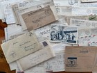 Large Old Us Cover Lot Collection Wwi Wwii Military Covers Postcards Airmail  