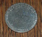 Vintage Winchester Western Trick Target Coin Token Exhibition Shooting Shows