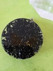 Black Metatron s Cube Pendant  Tourmaline Necklace With Sacred Geometry Mandala