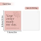 180pcs Thank You Cards For Small Business  6 Colors Designs  3 x3 5      Custom   