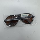 Vtg 80s Sports Aviator Amber Lense Block Blue Light Party Sunglasses Beach New