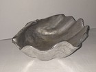 Mariposa Giant Ruffled Edge Scallop Bowl made In Mexico Polished Cast Aluminum 