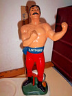 1960s Antique Bourbon Whiskey Prize Fighter Boxer Statue Display John Sullivan