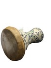 Vintage Handcrafted Wooden Dumbek Doumbek Drum Natural Leather Folk Art