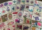 Big Estate-lot-of 55   Velvet airbrushed embossed antique greetings-postcards 