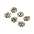 6 Silver Buttons Costume Buttons Antique Silver Buttons 19 Mm