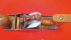 Vintage Shelton No  4 Smooth Bottom Old Woodworking Wood Plane Usa Pat  1914609