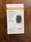 Brightown Electrical Portable Space Heater - White And Black New Never Used