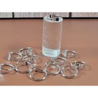 Lot Of 12 Vintage Sarah Coventry Silver Colored Wrap Around Adjustable Ring
