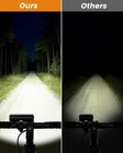 Waterproof 3led Bike Light Usb Rechargeable Super Bright Bicycle Front Headlight