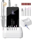 Professional Nail Drill 35000rpm E-file For Nail Techs  Black - Salon Quality To