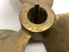 Vintage Federal Boat Motor Solid Brass Propeller 3 Blade 13x10 13r10 Hh75944