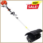 52cc 2 4hp 1700w Epa Gasoline Powered Snow Sweeper Brush Broom 21x10  Paddle