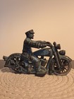 Hubley Arcade Cast Iron Harley Davidson Motorcycle