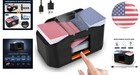 Rechargeable Quiet Electric Card Shuffler For 2 Decks - Perfect For Poker Nights