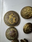 Lot 15 Vintage Metal Brass Buttons