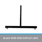 Black Wire Grid Display Legs - Set Of 2