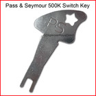Pass   Seymour 500k Tamper Proof Electrical Switch Key -  12 pack 