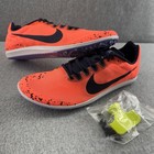 Nike Zoom Rival Racing Track   Field Spikes Shoes Mens Sz 11 Bright Mango Black
