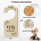 Gldonee Wooden Baby Closet Dividers For Baby Clothes Organizer Baby Closet Or   