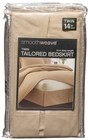 Levinsohn Smoothweave Twin Tailored Bedskirt 14  Drop Mocha 39  X 75 