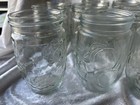 Set Of 12 Vintage Kerr Fruit Motif 12 Oz Jelly Jars Regular Mouth