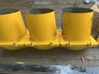 Yellow 3-light Traffic Signal Head W  Red Yellow Green Lenses