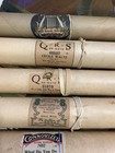 Lot Of 15 Vintage Player Piano Rolls Assorted Music Songs Antique Paper Rolls