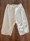 Vintage 60s Van Raalte Usa Made Pettipants Slip Bloomers Nylon Shorts Yellow S m