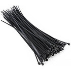 800 Pack 8  Ultra Thin Black Zip Ties Nylon Cord Wrap Uv Resistant 200mm X 3mm