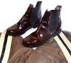 Cavalier Brown Patent Leather Jodhpur Show Boots Saddleseat Women s 7 5 Case
