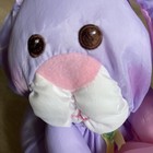 Vintage Fisher Price Puffalump Pastel Purple Bunny Rabbit Easter Egg Plush 1988