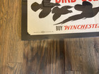  2  Winchester Firearms   Ammunition  1953 Dealer    Store Advertising Signs