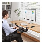 Bontec Kmt01 Under Desk Keyboard Tray  Pull-out Keyboard   Mouse Platform