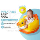 1 X Inflatable Music Baby Soft Chair Feeding Seat Bath Training Pvc Free Gift  