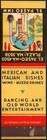 Nice Pre Wwii Crown Match   El Paseo Inn   Matchcover Los Angeles  Ca California