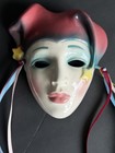 Vintage Clay Art Of San Francisco Jester Mask  About Face Line  Collectible