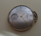 Bulova Pocket Watch 10k Gold Filled Case Running 17ah 17jewel